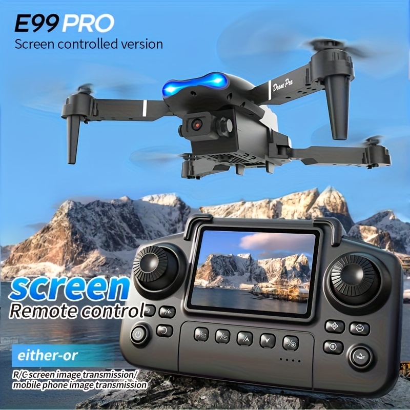 Drone Controller Screen - 2026년형 업그레이드된 E99 PRO MAX 폴더블