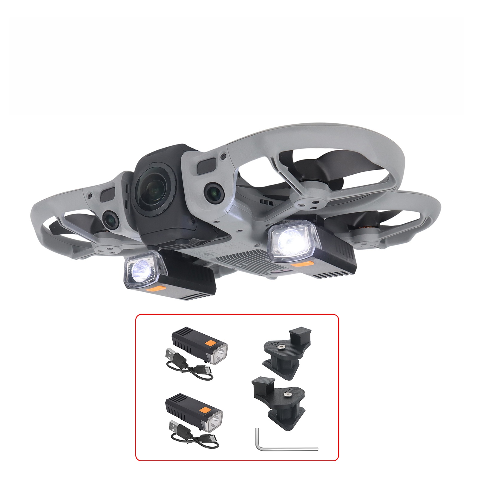 DJI 아바타 360 드론용 야간 비행등, 3가지 모드 - Drone Strobe Light 리뷰 및 가격